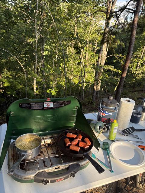 Site Work photo from the Ridgetop Refuge cabin build, July 6, 2025