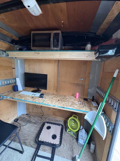 Site Work photo from the Ridgetop Refuge cabin build, October 6, 2025