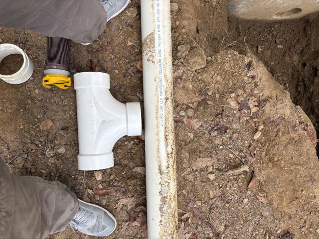 Site Work photo from the Ridgetop Refuge cabin build, October 5, 2025