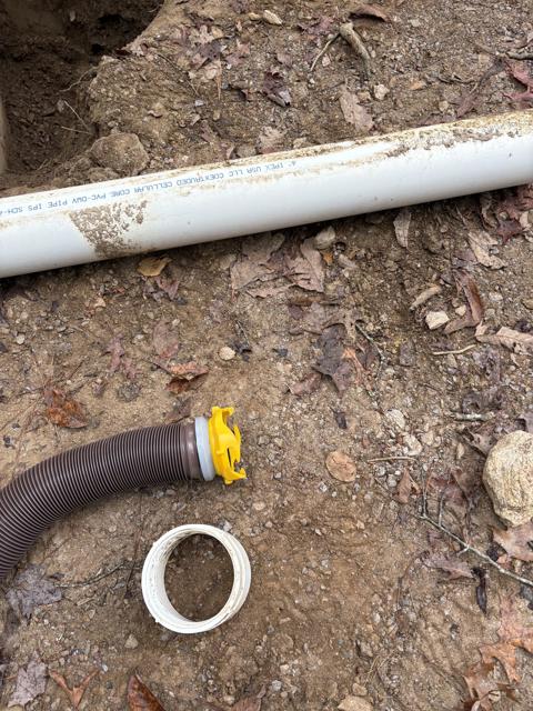 Site Work photo from the Ridgetop Refuge cabin build, October 5, 2025