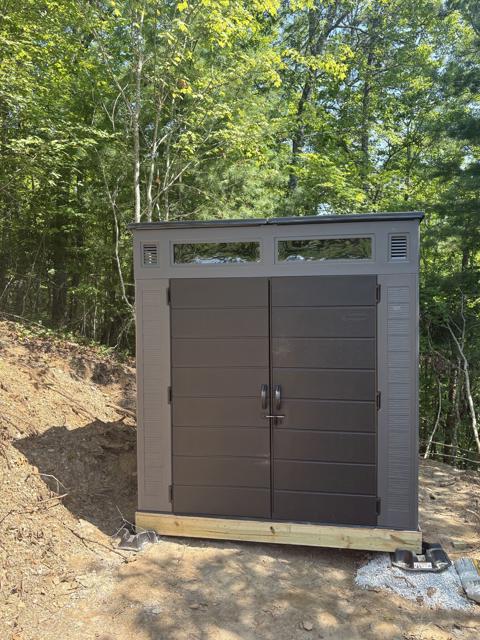 Site Work photo from the Ridgetop Refuge cabin build, July 8, 2025