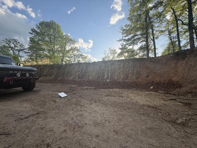 General photo from the Ridgetop Refuge cabin build, April 26, 2026
