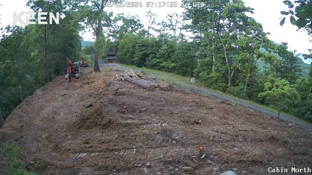 General photo from the Ridgetop Refuge cabin build, May 19, 2026