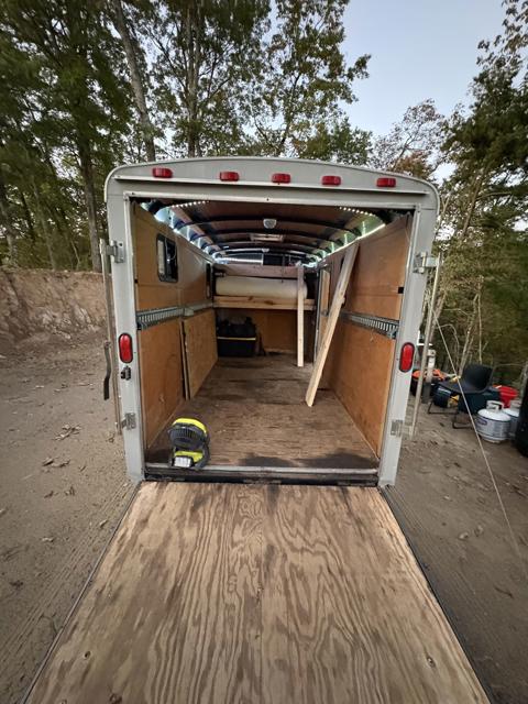Site Work photo from the Ridgetop Refuge cabin build, October 1, 2025
