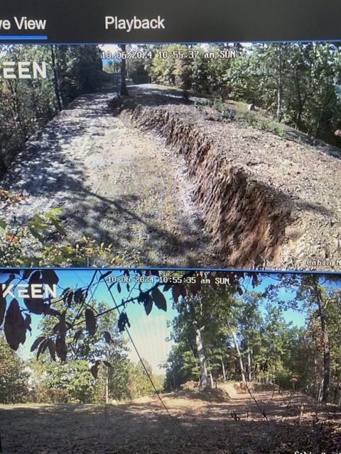 Site Work photo from the Ridgetop Refuge cabin build, October 6, 2024