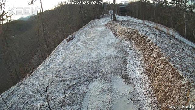 Site Work photo from the Ridgetop Refuge cabin build, January 7, 2025