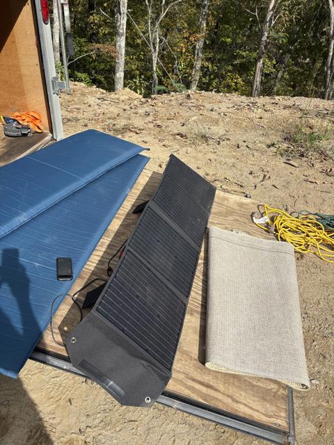 Site Work photo from the Ridgetop Refuge cabin build, October 4, 2025