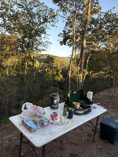Site Work photo from the Ridgetop Refuge cabin build, October 1, 2025