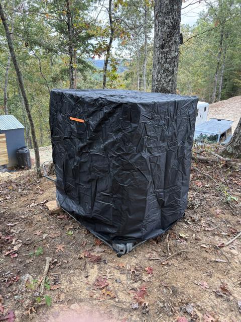Site Work photo from the Ridgetop Refuge cabin build, October 6, 2025