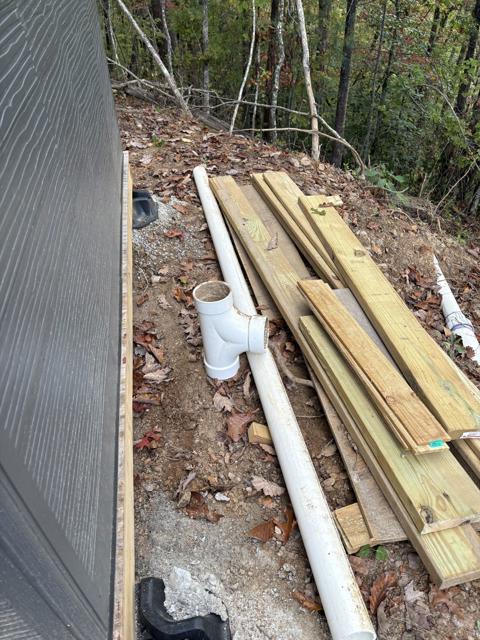 Site Work photo from the Ridgetop Refuge cabin build, October 5, 2025