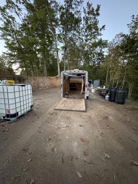 Site Work photo from the Ridgetop Refuge cabin build, October 1, 2025