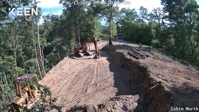 General photo from the Ridgetop Refuge cabin build, May 19, 2026
