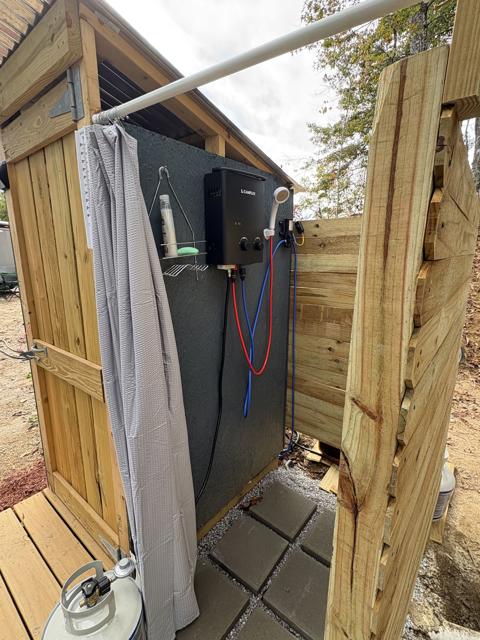 Site Work photo from the Ridgetop Refuge cabin build, October 4, 2025
