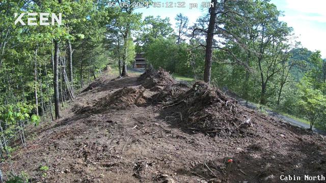 General photo from the Ridgetop Refuge cabin build, May 19, 2026