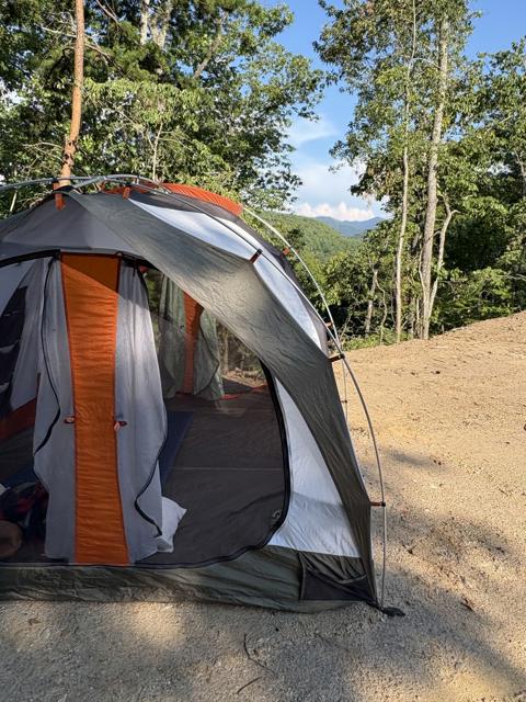 Site Work photo from the Ridgetop Refuge cabin build, July 6, 2025